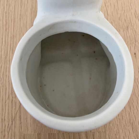 New Holland Floral Halloween Ghost Pumpkin Head Candle Holder Planter Ceramic - Picture 9 of 13